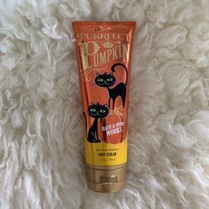 New BBW Purrfect Pumpkin Ultra Shea Body Cream Rare & HTF